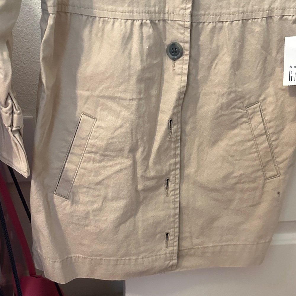 GAP Kids Tan Ruffle Collar Jacket - Picture 4 of 5